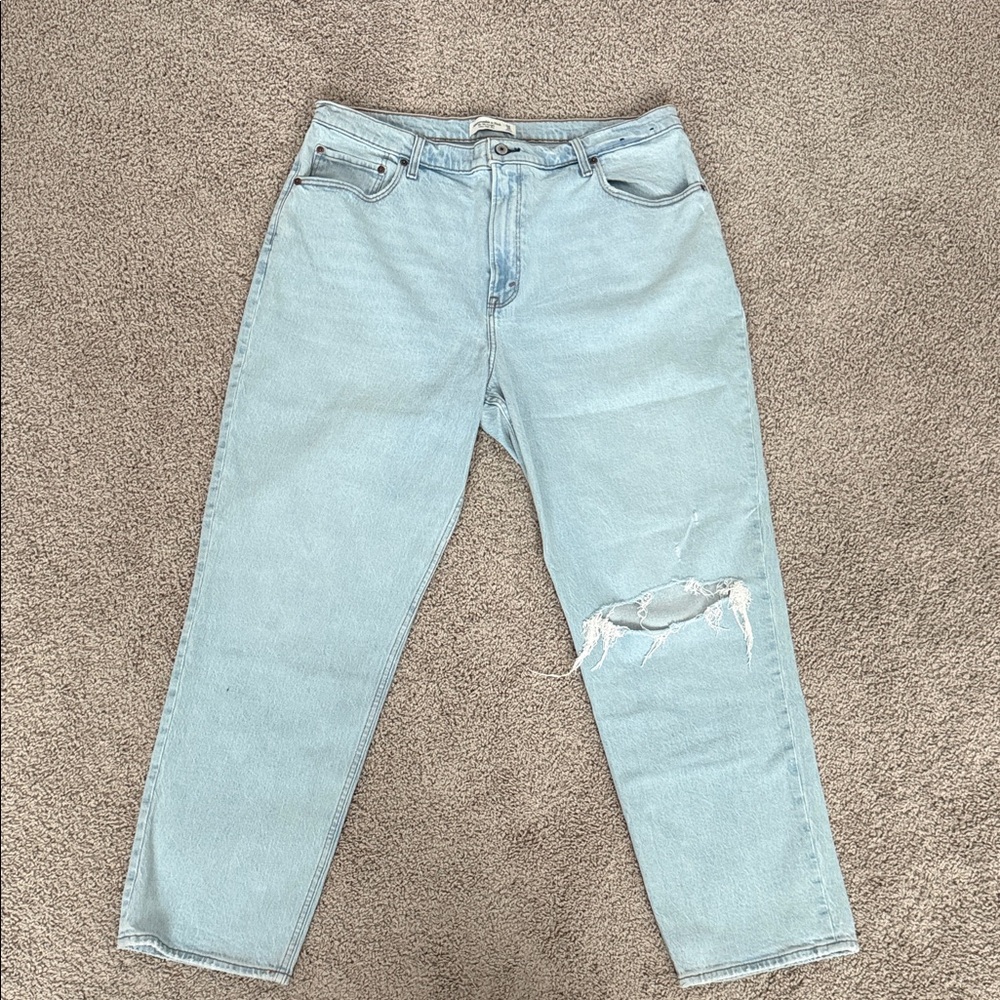 Abercrombie & Fitch Light Blue High Rise Jeans